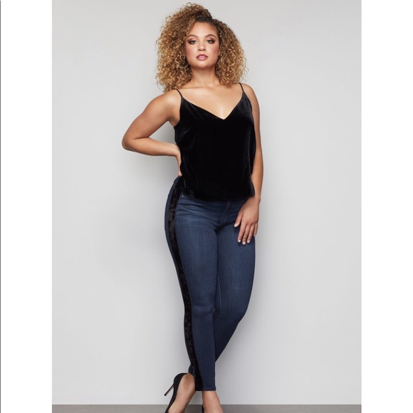 Good American Tops - GOOD AMERICAN The Velvet Cami | Size 1